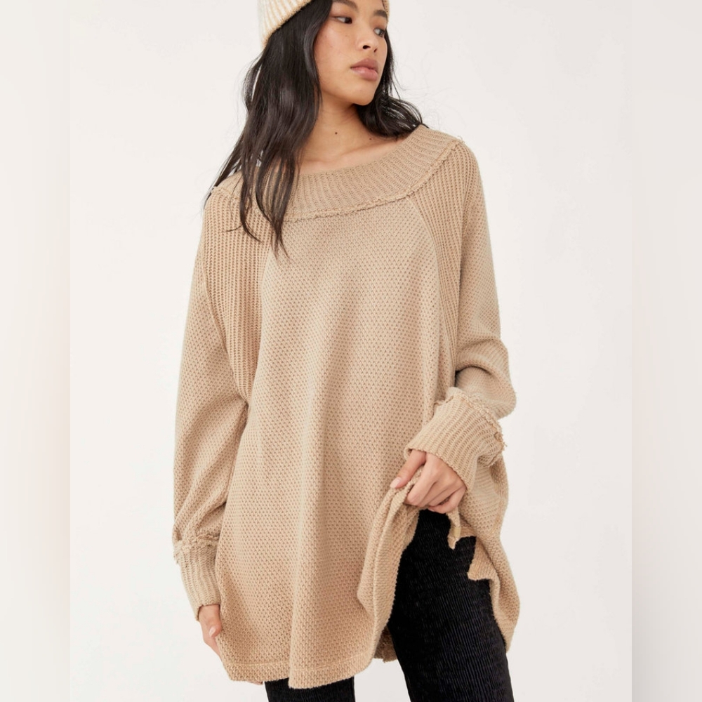 Free People She's a Keeper Cowl Neck Sweater
